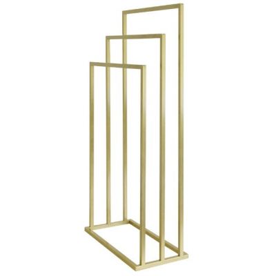 Sepio wieszak na ręczniki 3 ramiona stojący złoty 10STORE3RAZLO