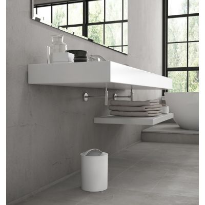 Gedy Eye kosz na śmieci 6 l ABS biały 120902