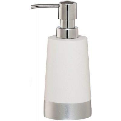Sealskin Glossy dozownik do mydła stojący srebrny 362320218