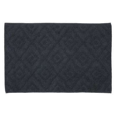 Sealskin Aztec dywanik łazienkowy 60x90 cm prostokątny bawełna ciemny szary 800095