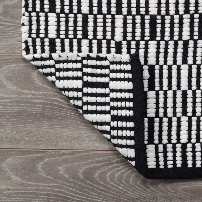 Sealskin Bandra dywanik łazienkowy 60x60 cm bawełna czarny 800106