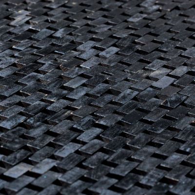 Sealskin Woodblock dywanik łazienkowy 52x90 cm teak czarny 800125