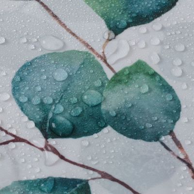 Sealskin Ayra zasłona prysznicowa 180x200 cm poliester zielony/biały 800143