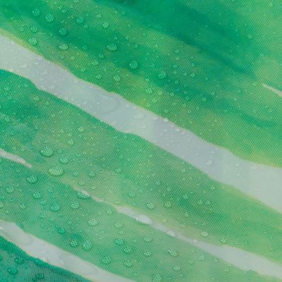 Sealskin Leaves zasłona prysznicowa 180x200 cm poliester zielony/biały 800144