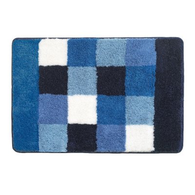Sealskin Rosalyn dywanik łazienkowy 60x90 cm niebiesko/biały 294113624