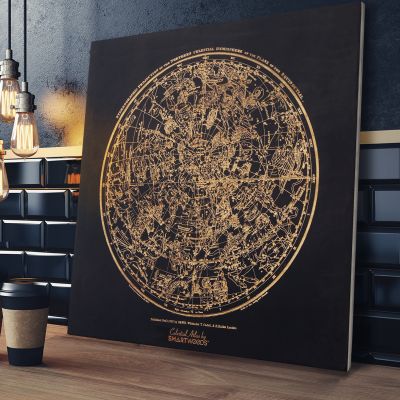 Smartwoods Celestial Atlas obraz 90x90 cm