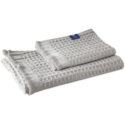 Texpol Soft Wafel ręcznik 160x80 cm i 80x50 cm komplet 2 szt bambusowy szary 26672