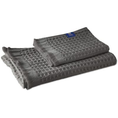 Texpol Soft Wafel ręcznik 160x80 cm i 80x50 cm komplet 2 szt bambusowy antracyt 26669