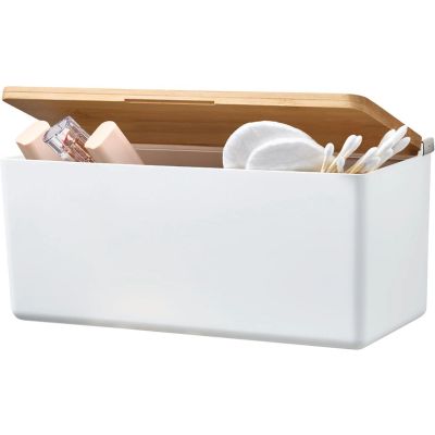 Tesa Baboo pojemnik łazienkowy bambus/biały mat 40522-00000-00