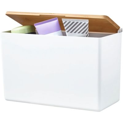 Tesa Baboo pojemnik łazienkowy bambus/biały mat 40524-00000-00