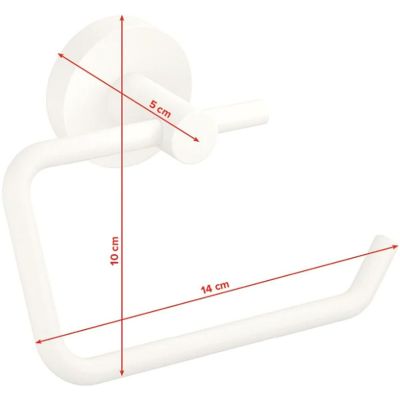 Tesa Moon uchwyt na papier toaletowy biały 40570-00000-00