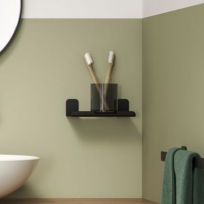 Tiger Colar półka 18 cm ścienna czarny 13132.3.07.46