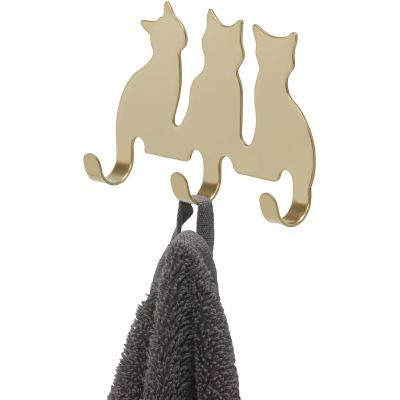 Tiger Cats wieszak na ręcznik haczyk złoty 800713