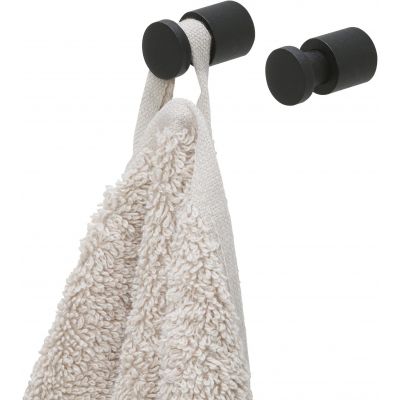 Tiger Pico wieszak na ręcznik 2 szt haczyk czarny mat 800718