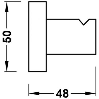Tres Selection wieszak na ręcznik złoto matowe 24k 10723620OR
