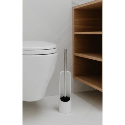 Umbra Touch szczotka toaletowa stojąca biały mat/chrom 023274-660