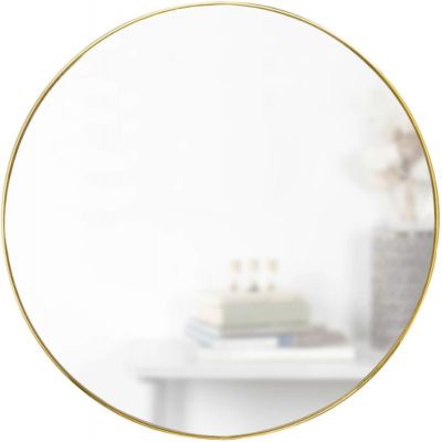 Umbra Hubba lustro 86 cm okrągłe mosiądz 1012715-104