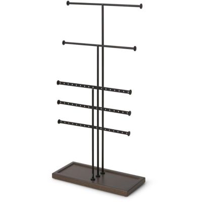 Umbra Trigem stojak na biżuterię czarny/brązowy 1014841-048-REM