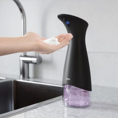 Umbra Otto dozownik do mydła elektroniczny automatyczny 280 ml stojący czarny/przezroczysty 1015531-040