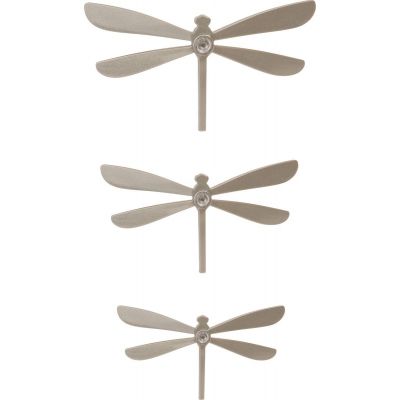 Umbra Wallflutter zestaw dekoracji ściennych ważki 8 szt nikiel  470787-558