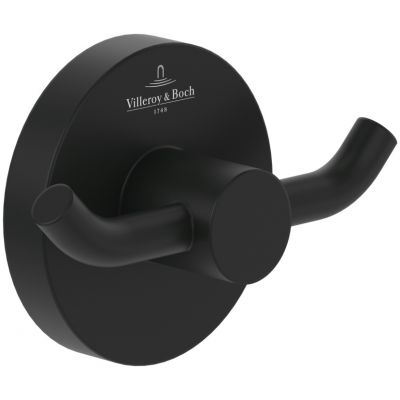 Outlet - Villeroy & Boch Elements Tender wieszak na ręcznik czarny TVA151012000K5