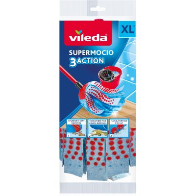 Vileda 3Action Velour XL wkład do mopa 167968