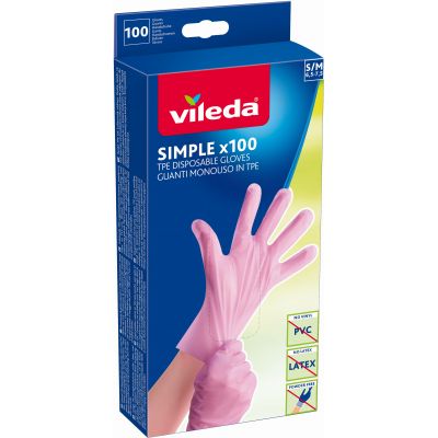 Vileda Simple rękawice rozmiar S/M 170900