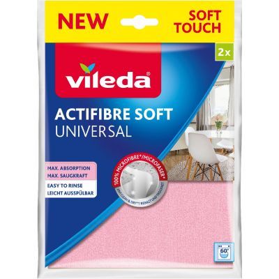 Vileda Actifibrte Soft zestaw 2 ściereczek do sprzątania 171813