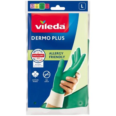 Vileda Dermo Plus rękawice rozmiar L 177722