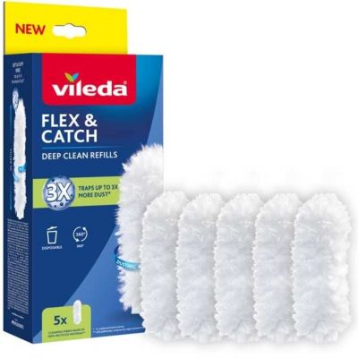 Vileda Flex&Catch wkład do miotełki do kurzu 5 sztuk 177664