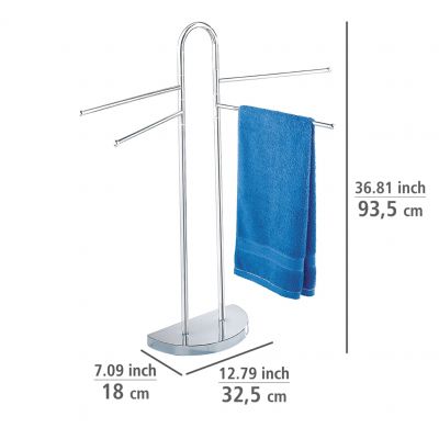 Wenko wieszak stojący srebrny 16610100