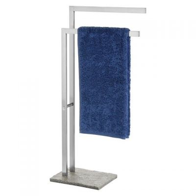 Wenko Granite stojak na ręczniki szary 20603100