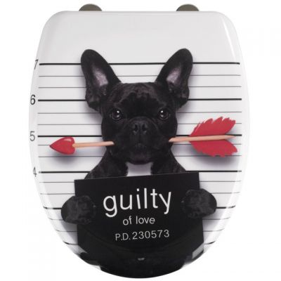 Wenko Guilty Dog deska sedesowa wolnoopadająca wzór/mix kolorów 22405100
