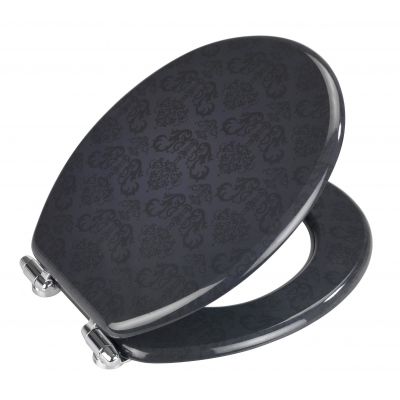 Wenko Bellevue deska sedesowa wolnoopadająca wzór/antracytowy 22977100