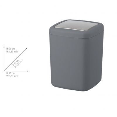 Wenko Barcelona kosz na śmieci 3 l antracytowy 23979100