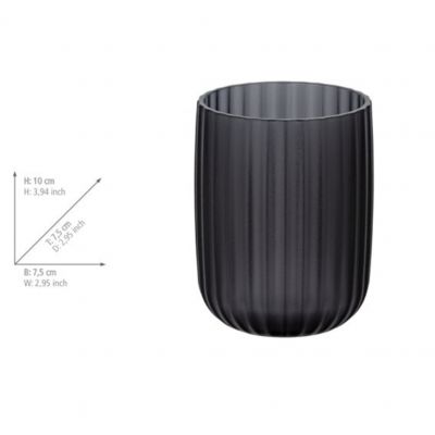 Wenko Agropoli kubek na szczoteczki antracytowy 24489100