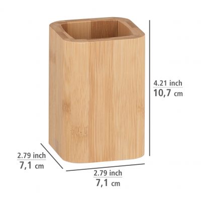 Wenko Bambusa kubek na szczoteczki drewno 24746100