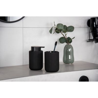 Wenko Belluno kubek na szczoteczki czarny 24803100