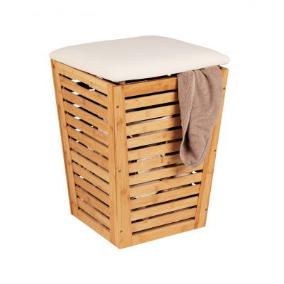 Wenko Bambusa kosz na bieliznę i pranie drewno 25143100