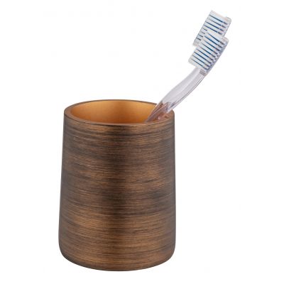 Wenko Palena kubek na szczoteczki brązowy 25351100