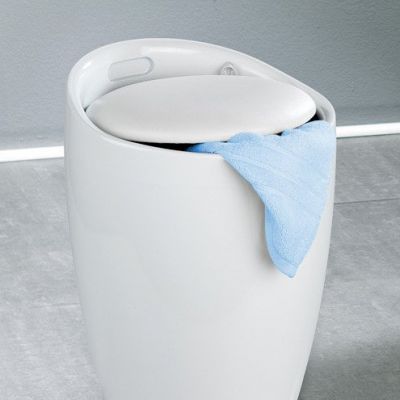 Wenko Candy kosz na pranie 2w1 biały 20631100
