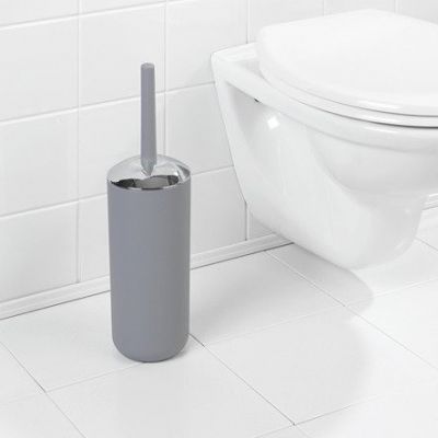 Wenko Brasil szczotka toaletowa stojąca szara 22248100