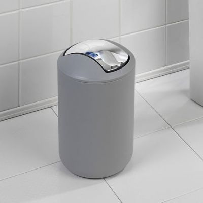 Wenko Brasil kosz na śmieci 6,5 l szary 22250100