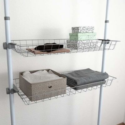 Wenko Herkules koszyk do garderoby 2 szt biały 50617100