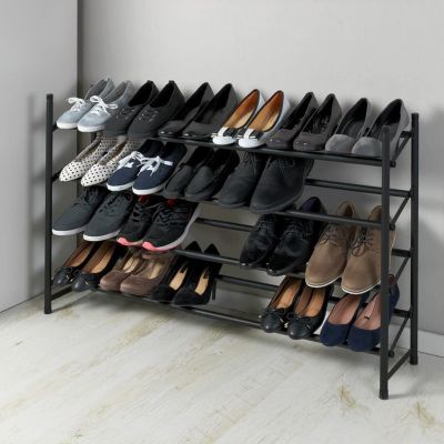 Wenko organizer na buty teleskopowy czarny mat 50602100