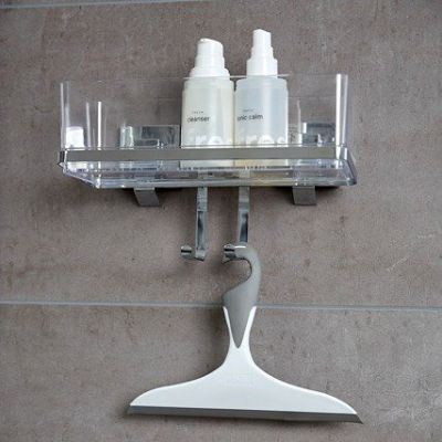 Wenko VL Quadro półka łazienkowa 25 cm przezroczysty 22694100