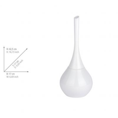 Wenko Flakon szczotka toaletowa stojąca biała 22037100