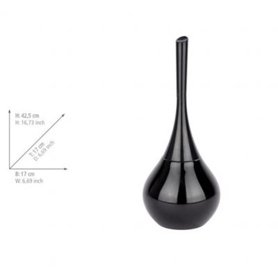 Wenko Flakon szczotka toaletowa stojąca czarna 22038100