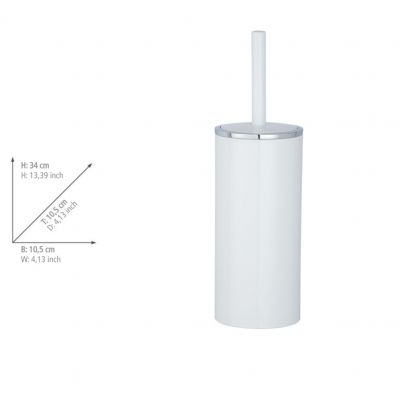 Wenko Inca szczotka toaletowa stojąca biała 22553100