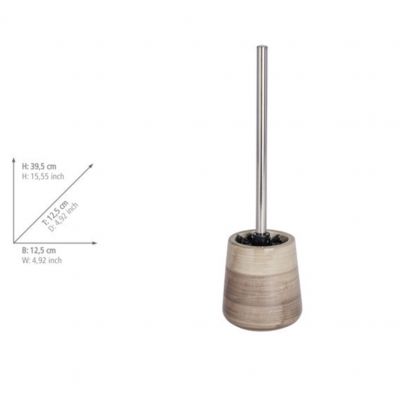 Wenko Pottery Petrol szczotka toaletowa stojąca beżowa 22645100